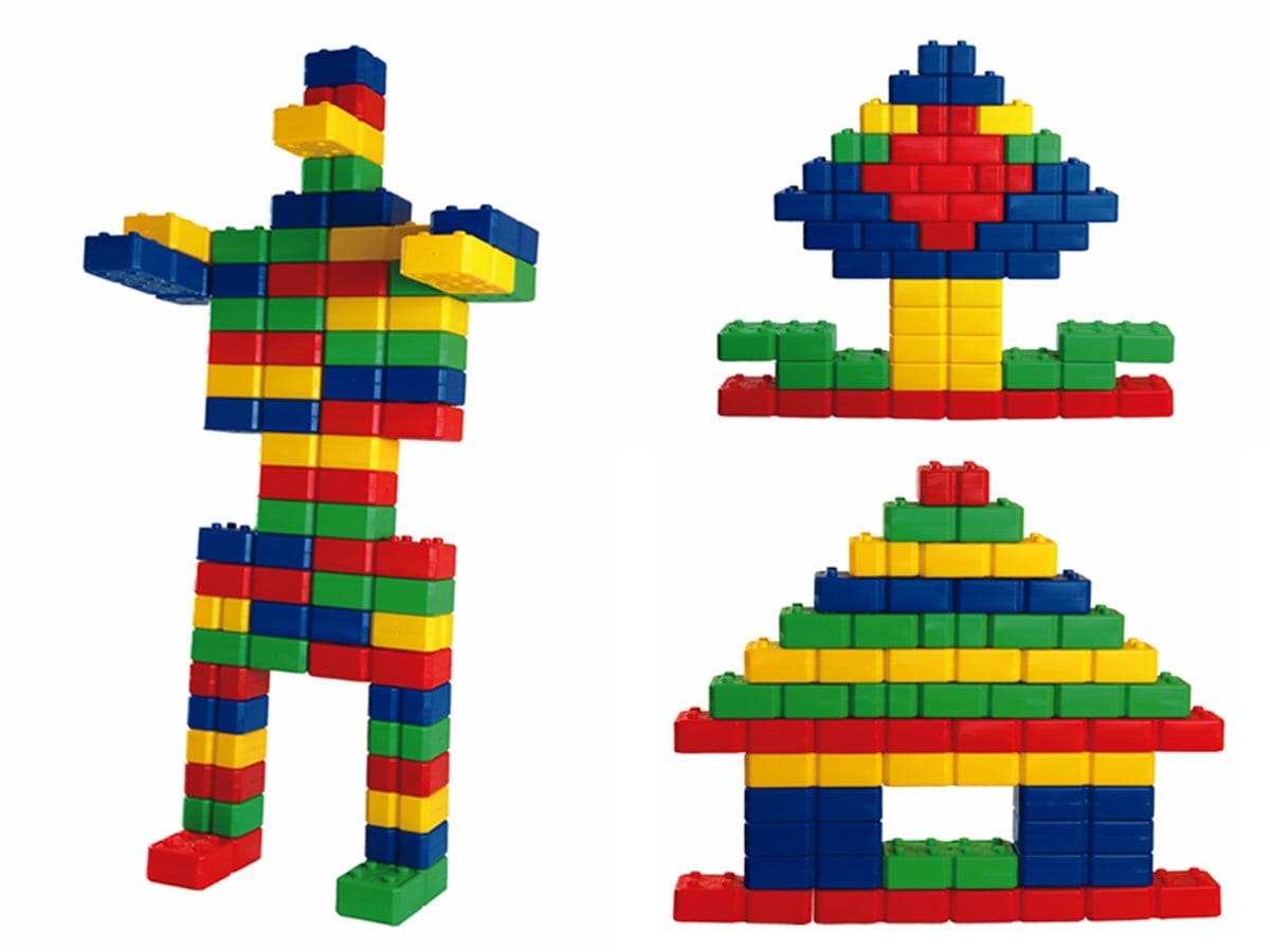 Dev Tuğla Bloklar 48 Parça