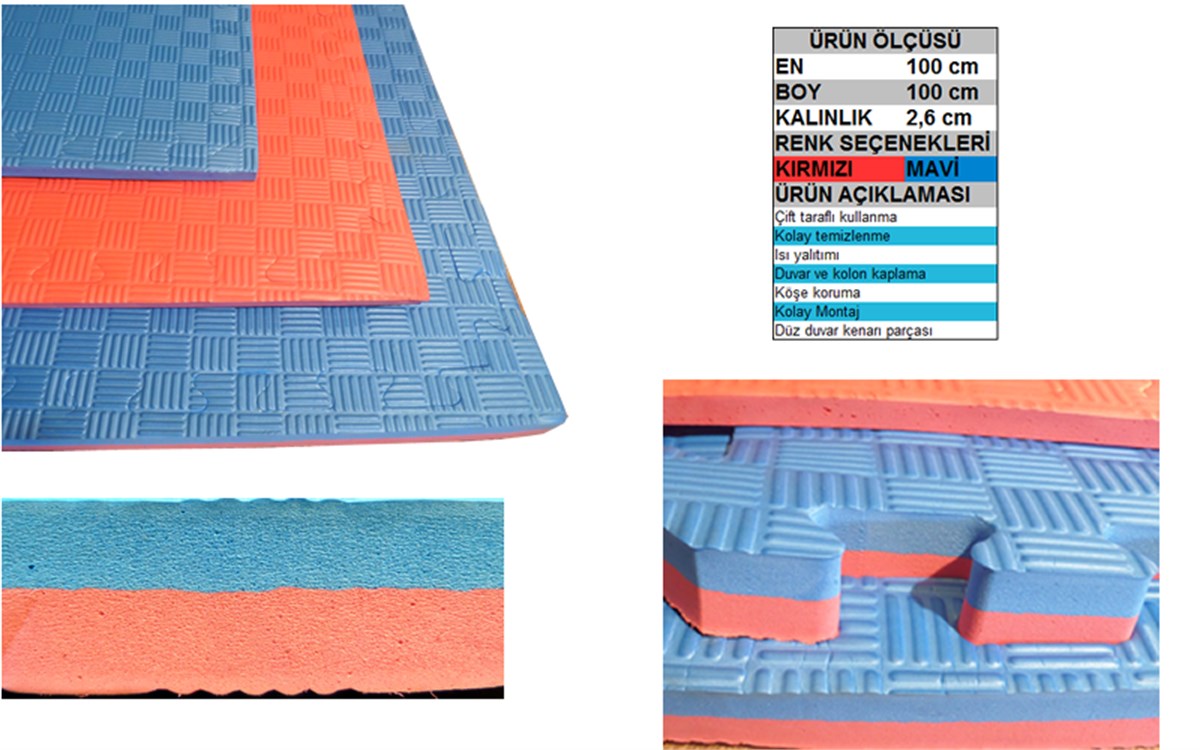 Evamat Zemin 100*100*26 mm A kalite