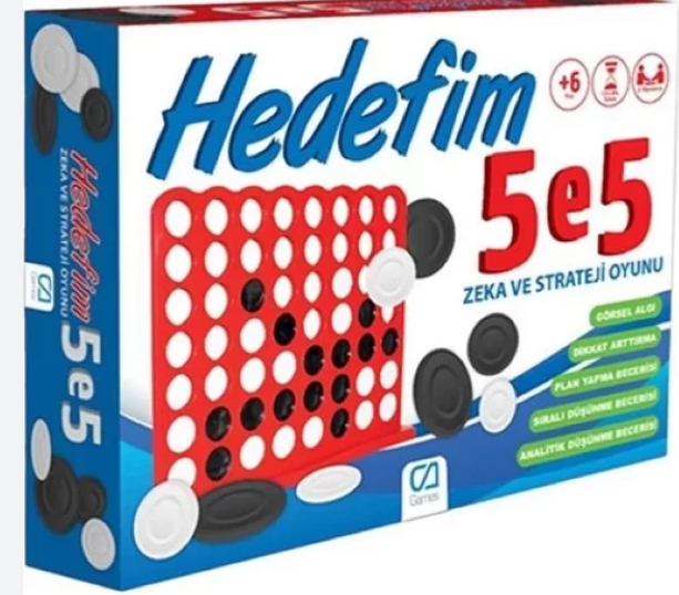 Hedefim 5 E 5 Zeka ve Strateji Oyunu