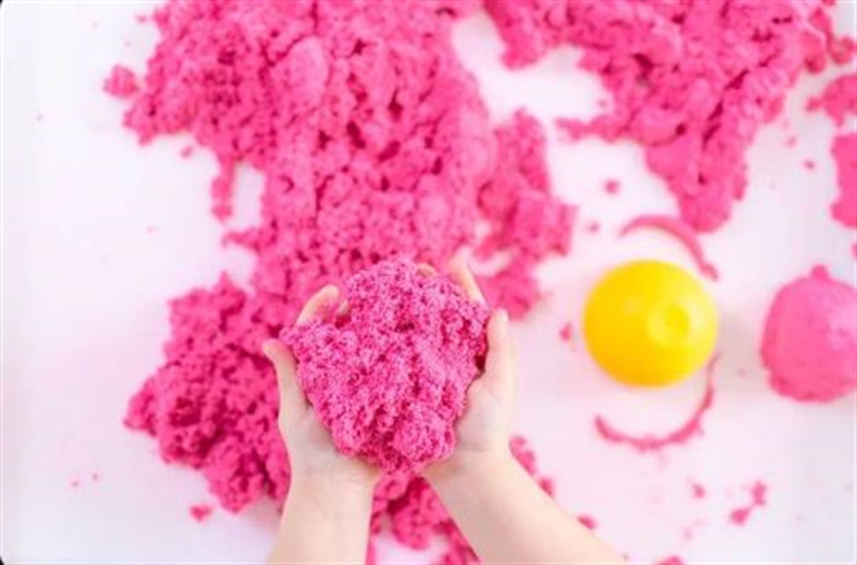 Kinetik Oyun Kumu 2,5 Kg Pembe