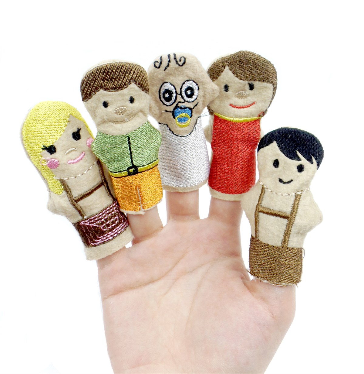 10 lu Parmak Kukla İnsanlar