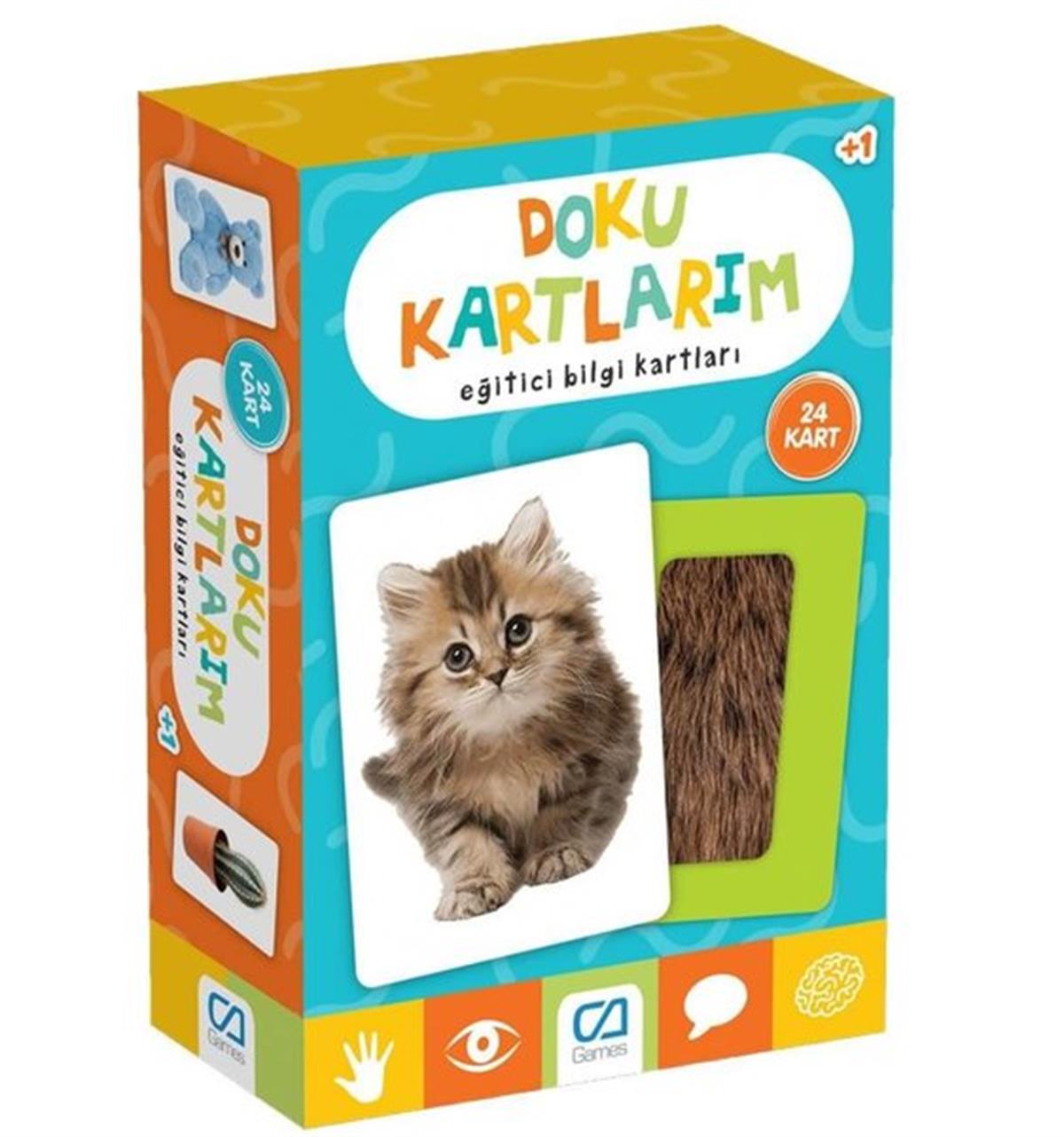 Puzzle ve Kavram OyunlarıKMCA5125Doku Kartlarım Eğitici Bilgi Kartları