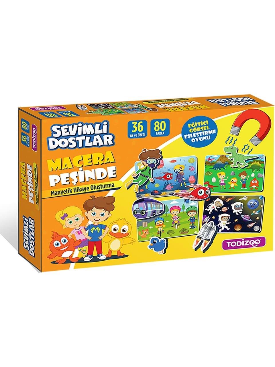 Sevimli Dostlar Macera Peşinde Manyetik Hikaye Oluşturma