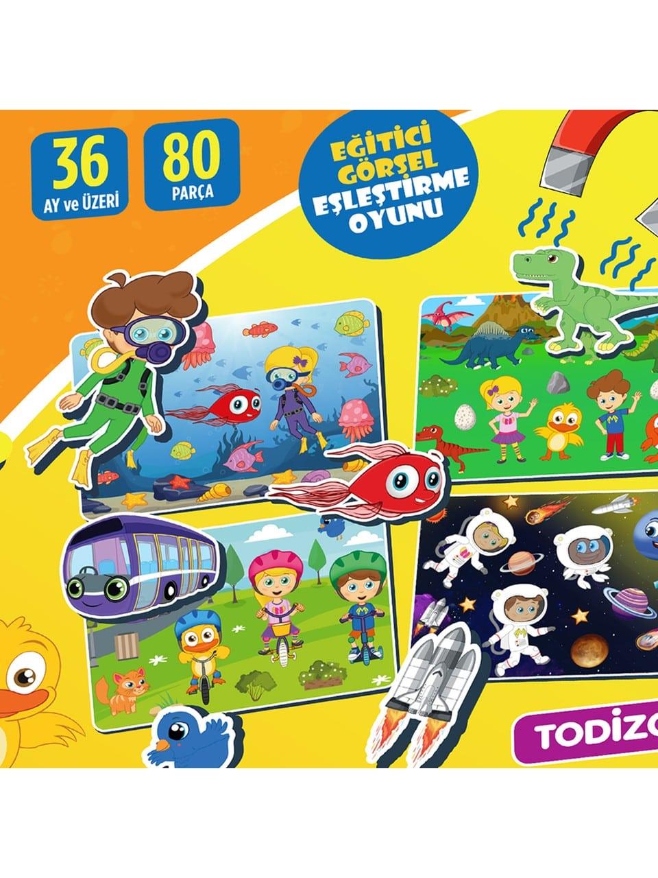 Sevimli Dostlar Macera Peşinde Manyetik Hikaye Oluşturma