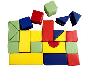 21 Parça Sünger Blok Lego Set