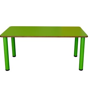60 x 120 cm Mdf Masa Metal Ayaklı