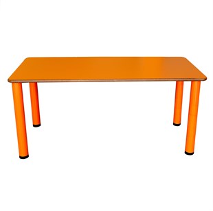 60 x 120 cm Mdf Masa Metal Ayaklı