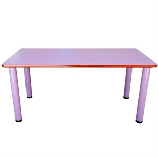 60 x 120 cm Mdf Masa Metal Ayaklı