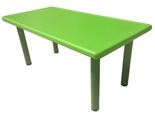 60 X 120 Plastik Masa Metal Ayaklı