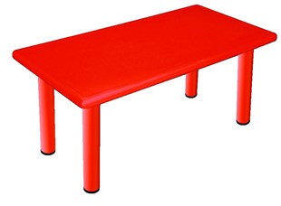 60 X 120 Plastik Masa Metal Ayaklı