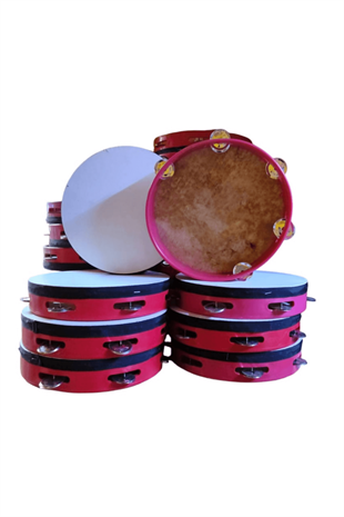 Ahşap Orta Boy Zilli Tef