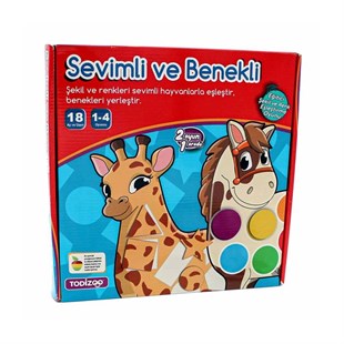 Hayvanlar Şekil ve Renkler Eşleştirme Oyunu