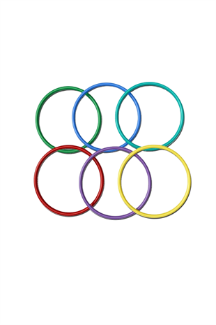 Aktivite Halkaları 6 Renk