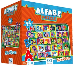 Alfabe Yer Puzzle | www.kreşmarket.comPuzzle ve Kavram OyunlarıKMCA5027Alfabe Yer Puzzle