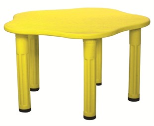 Beşgen Plastik Masa