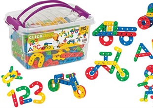 Clık Clak  Eğitici Bloklar 192 Parça