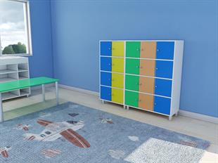 20 Kapaklı Öğrenci Dolabı