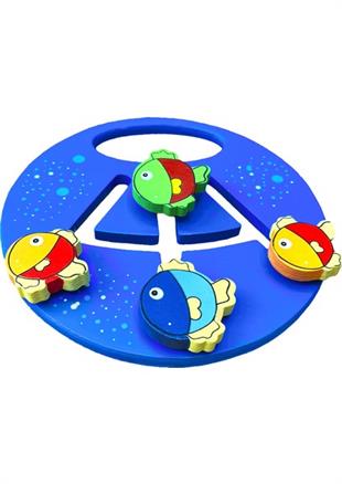 Eğitici Ahşap Oyuncak Tutmalı Çiçek ve Kelebek Figürlü Labirent Oyuncak