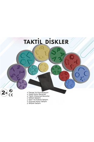 Eğitici Taktil Disk Seti
