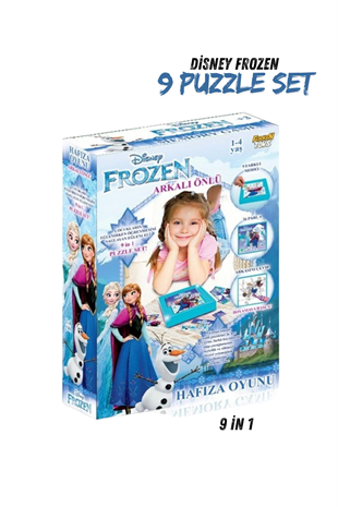 Frozen Çocuk Eğitici Seti 4lü Set 