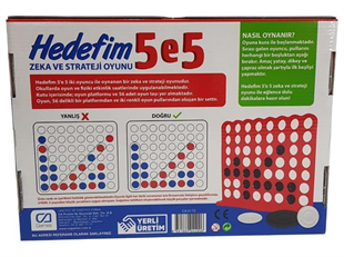 Hedefim 5 E 5 Zeka ve Strateji Oyunu