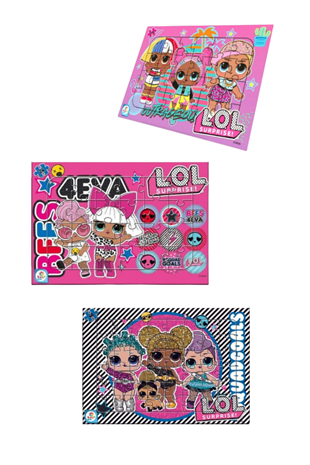 LOL SURPRIZE Serisi 3lü Puzzle Set