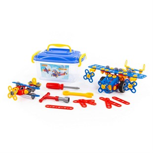 Mucit Uçak | www.kreşmarket.comPlastik Lego ve Blok SetleriKMP83425Mucit Uçak