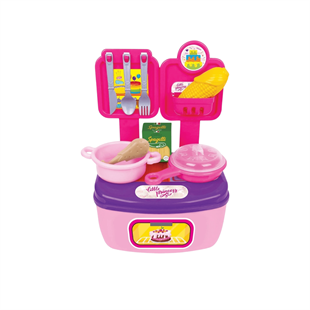 Pembe Mutfak ve Ev Aletleri Oyuncak Set
