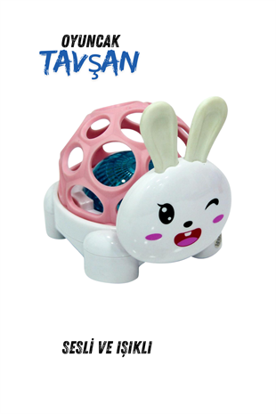 Pilli Işıklı Çıngıraklı Oyuncak Hayvanlar (0+ Yaş)