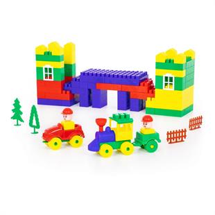 Plastik Lego ve Blok SetleriKMP95114Şehir İnşa  Blok Seti  362 Parça