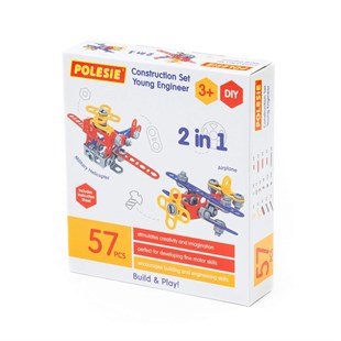 2 in 1 Tasarım Seti Mucit 57 Parça 