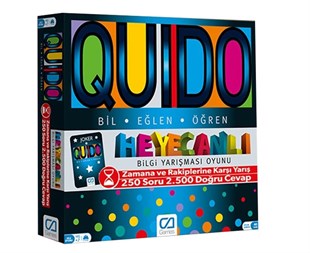 Quido Bilgi Yarışması | www.kreşmarket.comAkıl OyunlarıKMCA5046Quido Bilgi Yarışması Eğitici Puzzle