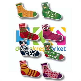 Renkli Çoraplar Eş Bulma