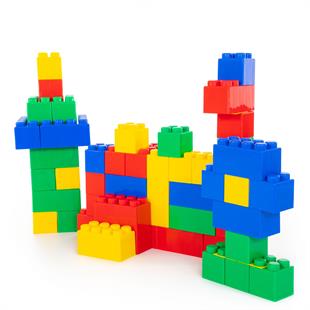 YAPI BLOKLARI XXL, 72+72 PARÇA (BAĞLANTI PARÇALI)