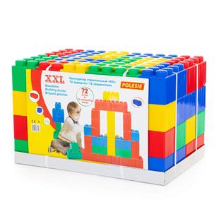 YAPI BLOKLARI XXL, 72+72 PARÇA (BAĞLANTI PARÇALI)