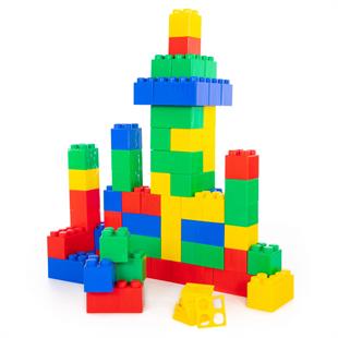 YAPI BLOKLARI XXL, 72+72 PARÇA (BAĞLANTI PARÇALI)