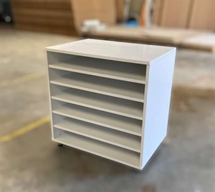 Yatay Fon Karton Dolabı