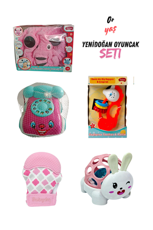 Yeni Doğan Oyuncak Eğitici 5li Set / 0+ yaş