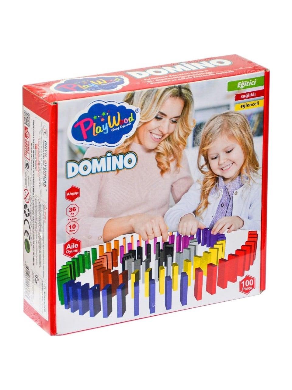 Ahşap Renkli Domino