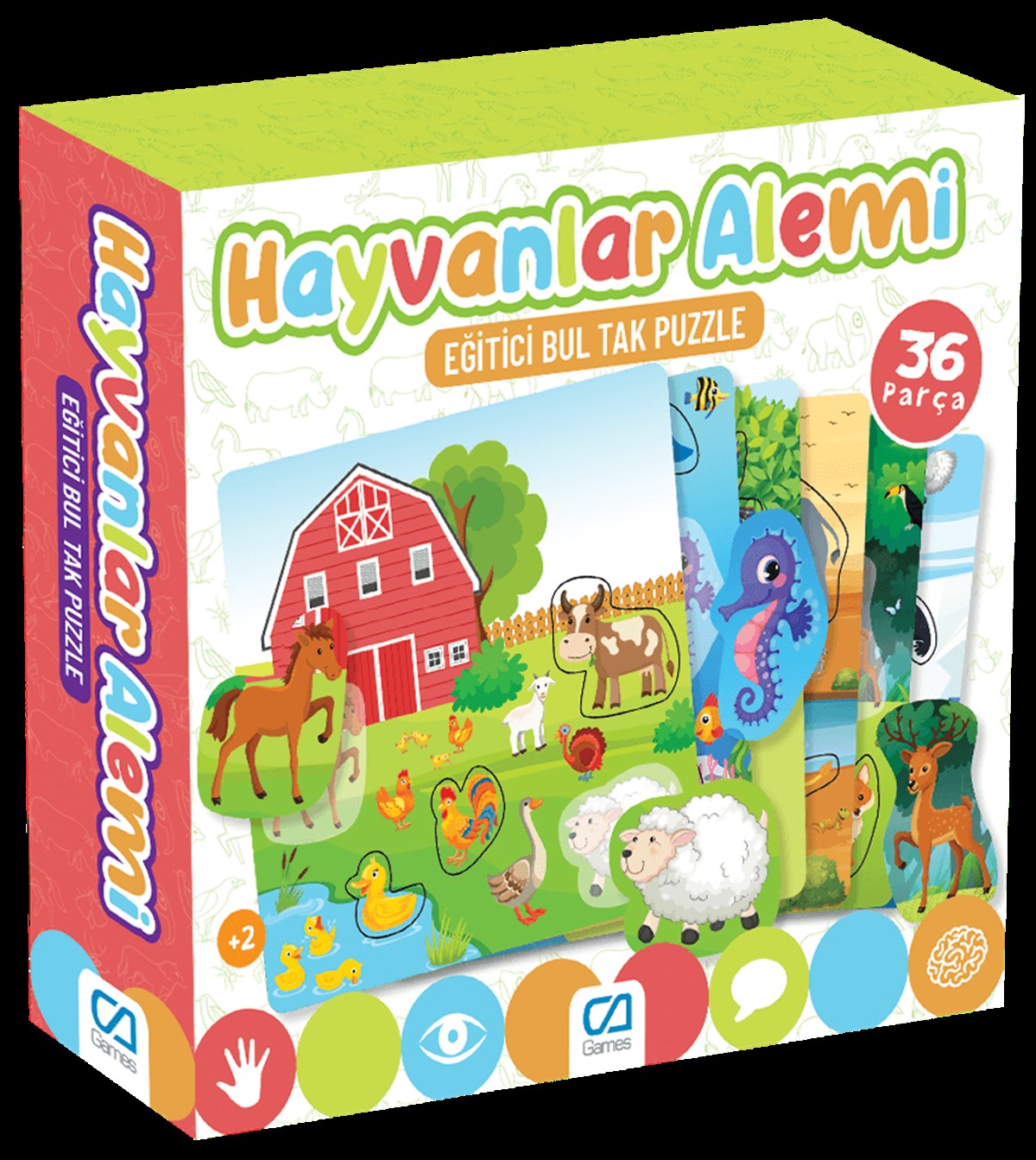 Dinazorlar Yer Puzzle | www.kreşmarket.comPuzzle ve Kavram OyunlarıKMCA5146Hayvanlar Alemi