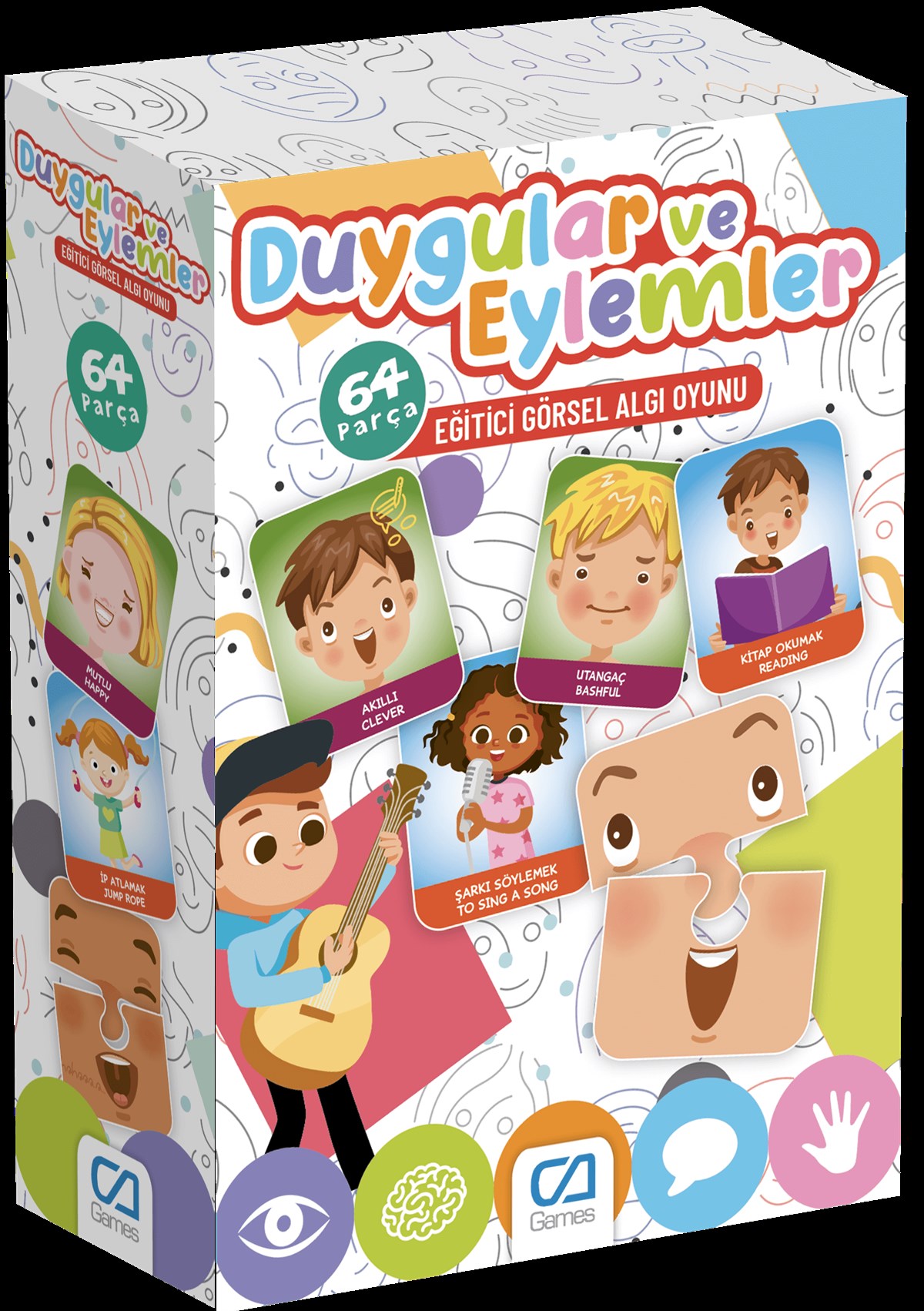 Dinazorlar Yer Puzzle | www.kreşmarket.comPuzzle ve Kavram OyunlarıKMCA5153Duygu ve Eylemler