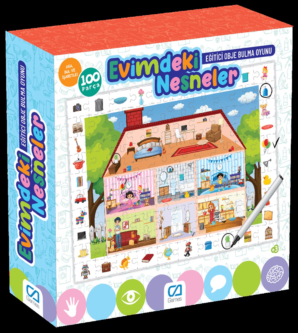Dinazorlar Yer Puzzle | www.kreşmarket.comPuzzle ve Kavram OyunlarıKMCA5150Evimdeki Nesneler