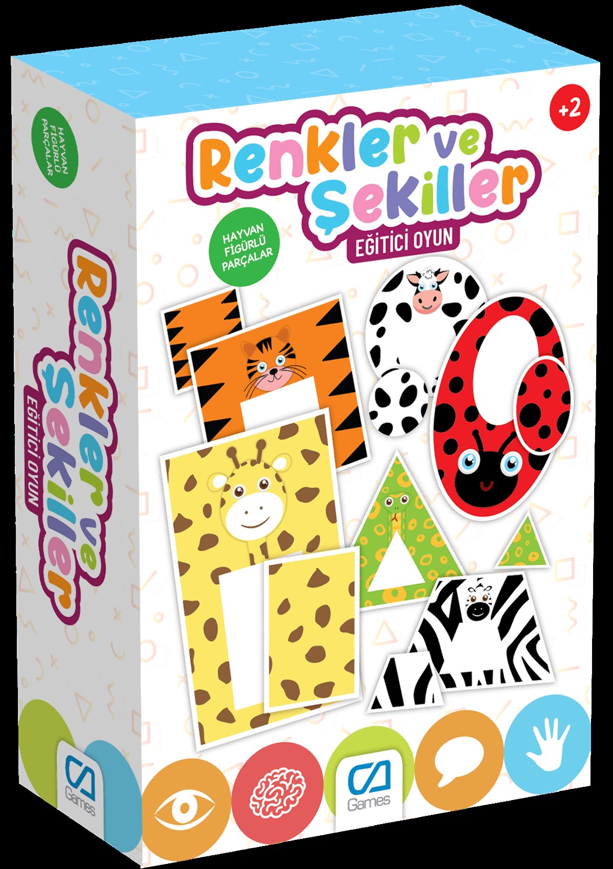 Dinazorlar Yer Puzzle | www.kreşmarket.comPuzzle ve Kavram OyunlarıKMCA5148Renkler ve Şekiller