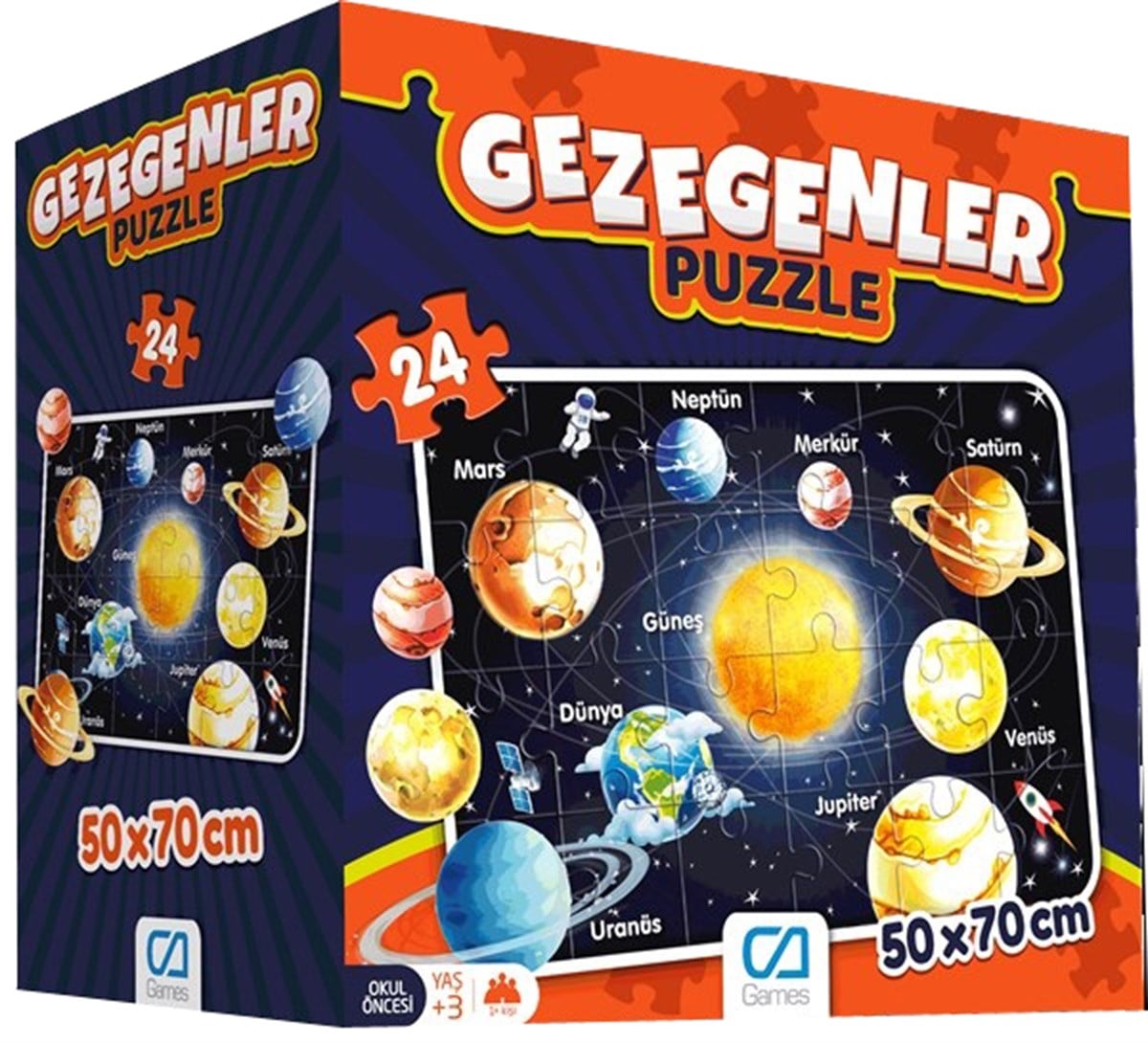 Güneş Sistemi Yer Puzzle