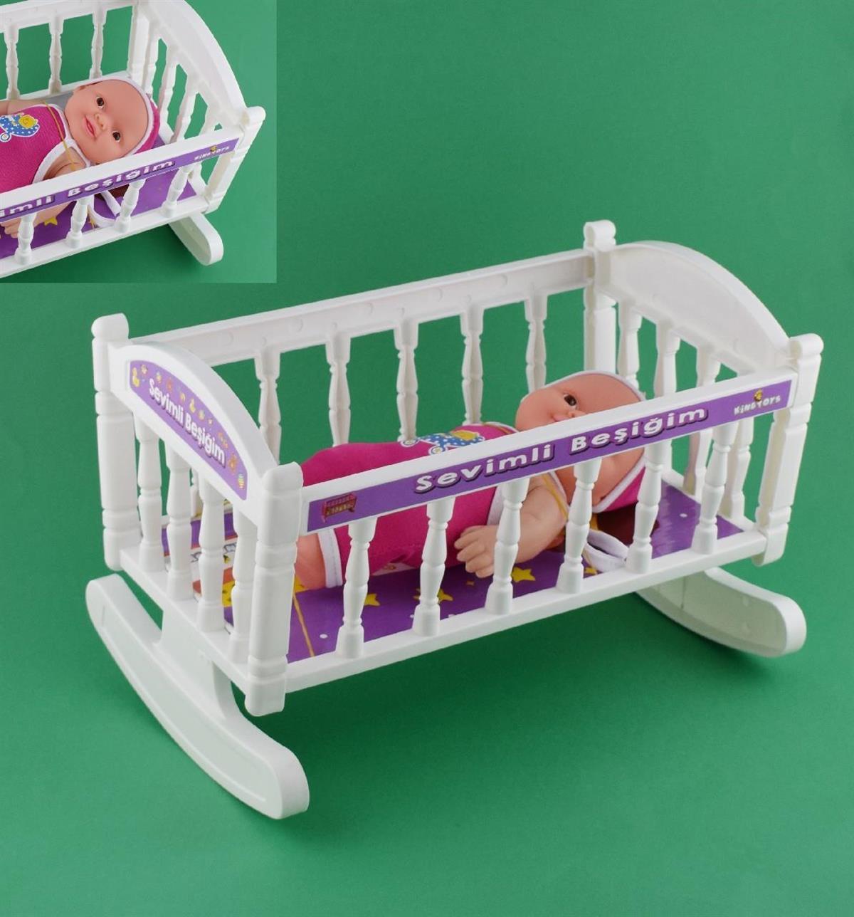 OyuncakKMBB89Bebekli Sevimli Beşik