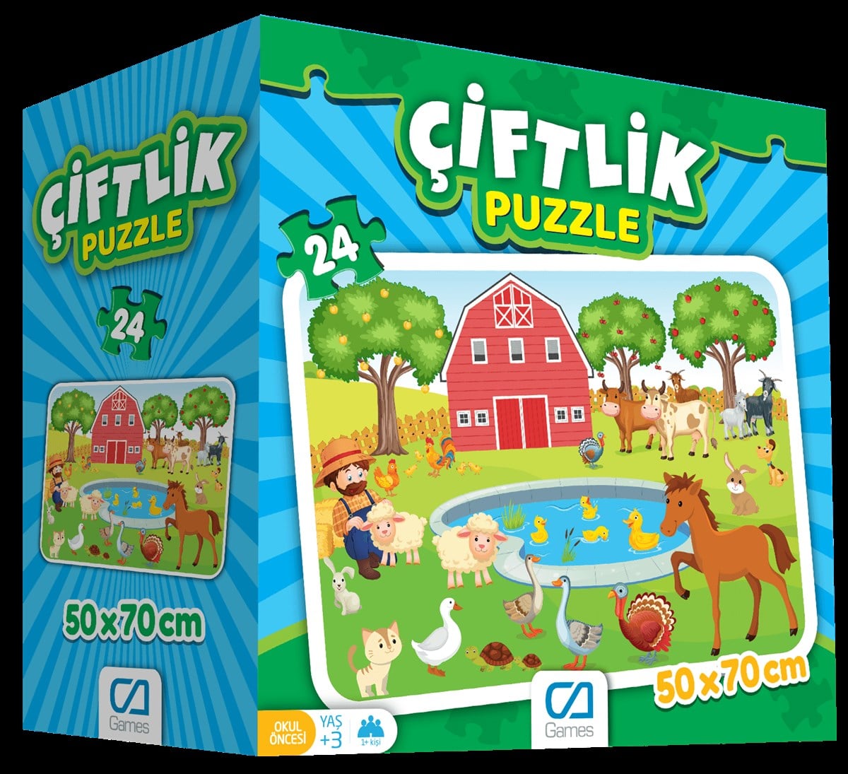 Puzzle ve Kavram OyunlarıKMCA5133Çiftlik Yer Puzzle