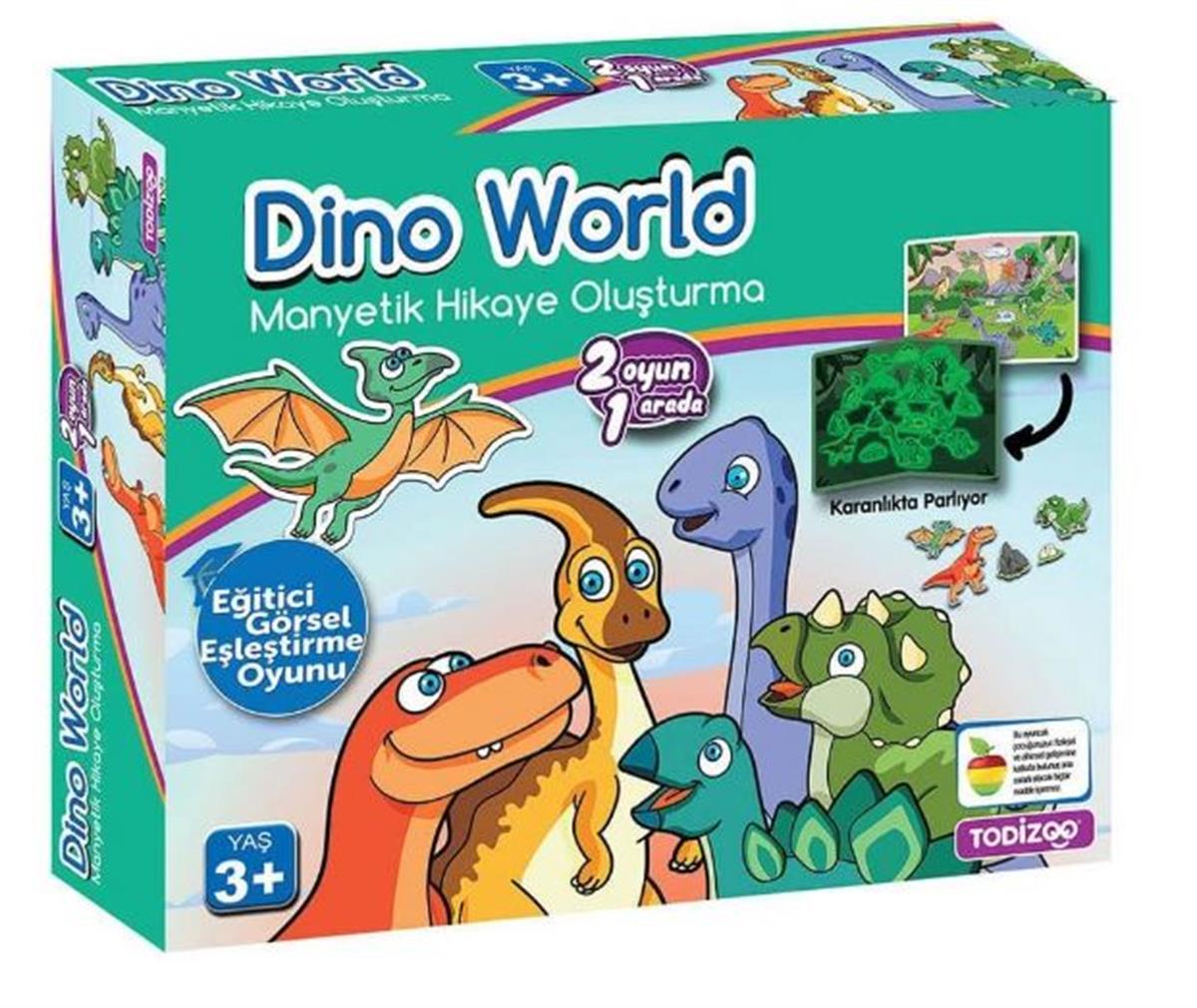 Puzzle ve Kavram OyunlarıKMS83915DINO WORLD MANYETİK HIKAYE OLUSTURMA