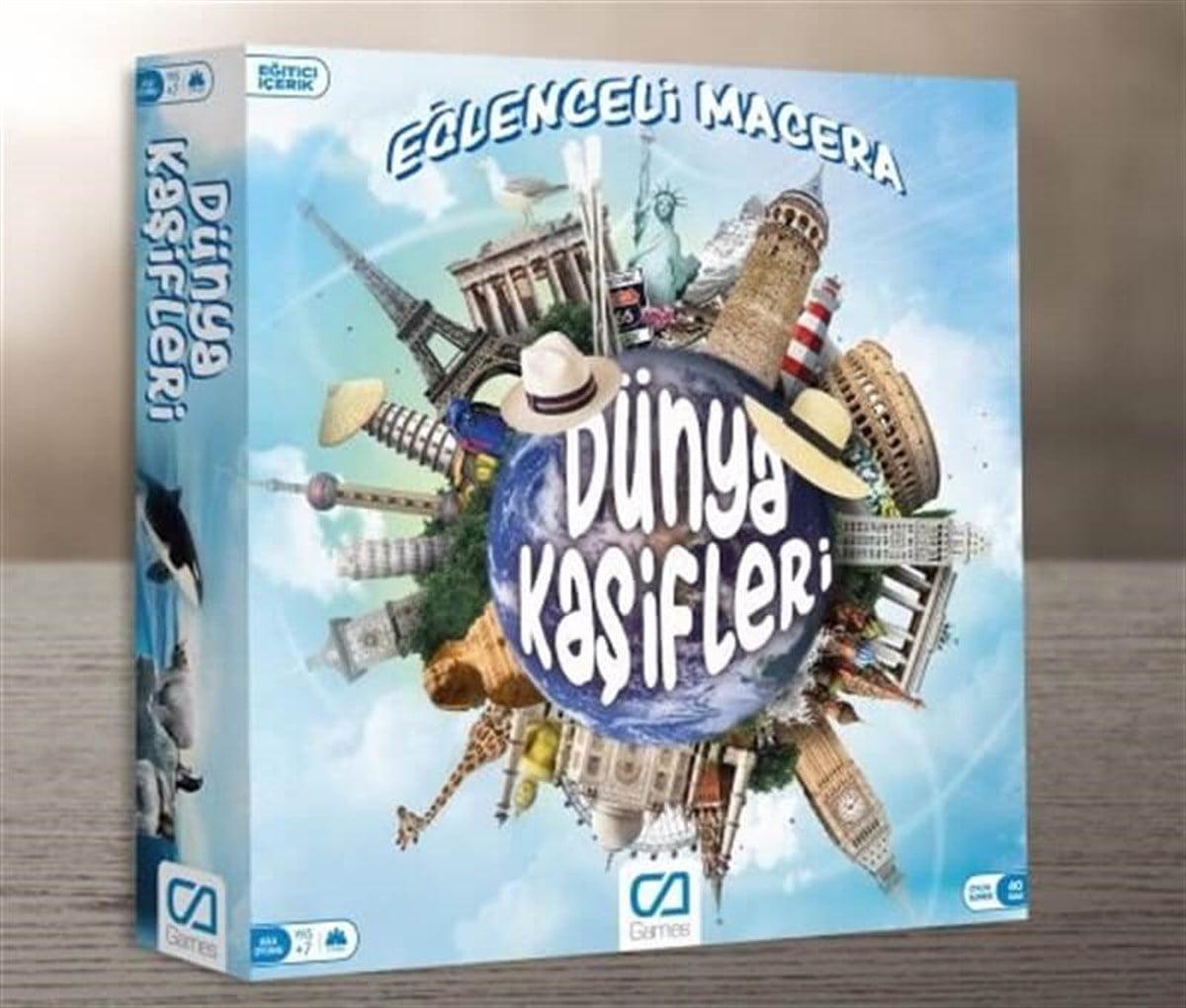 Puzzle ve Kavram OyunlarıKMCA5104Dünya Kaşifleri Eğlenceli Macera Oyunu