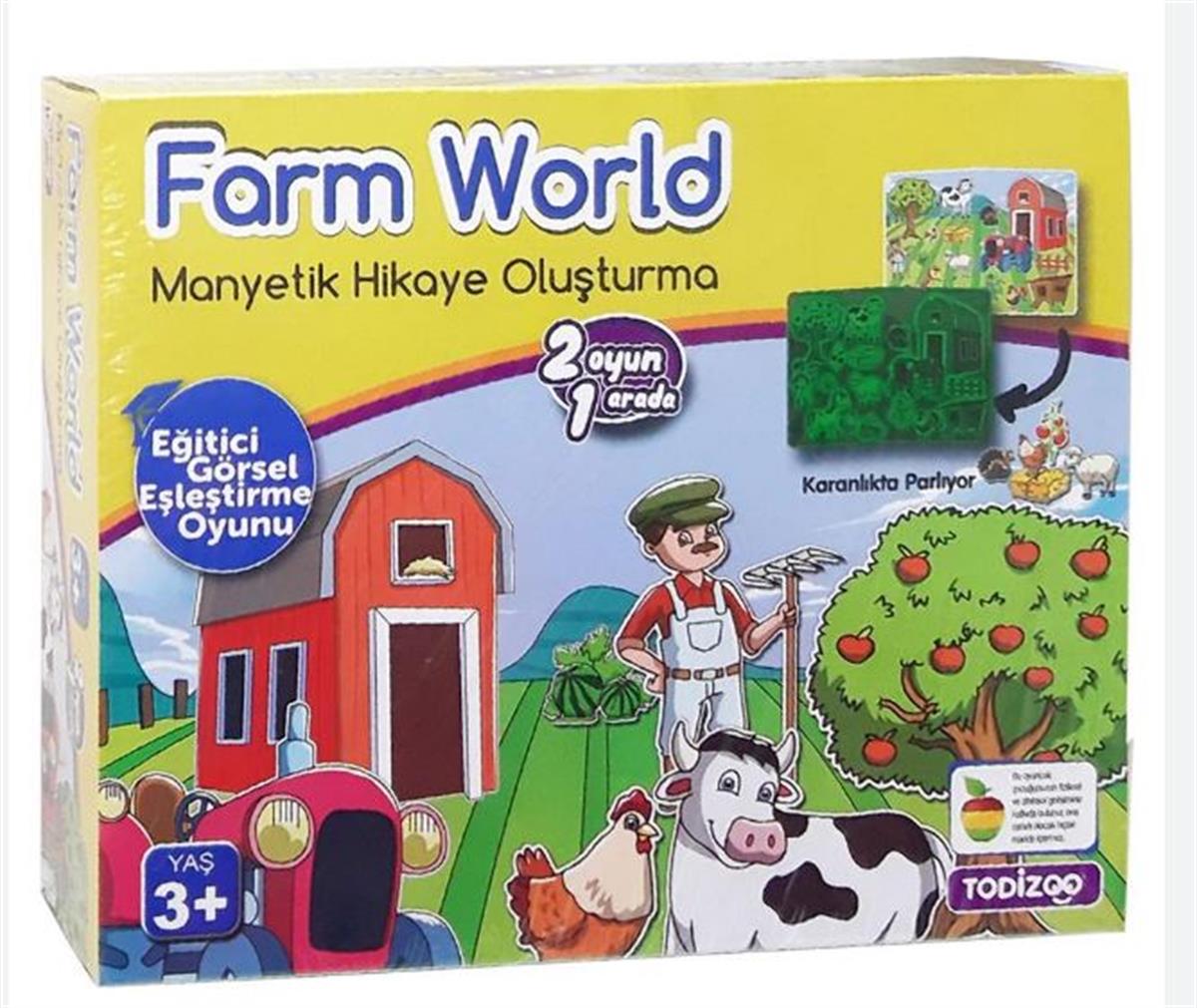 Puzzle ve Kavram OyunlarıKMS83916FARM WORLD MANYETIK HIKAYE