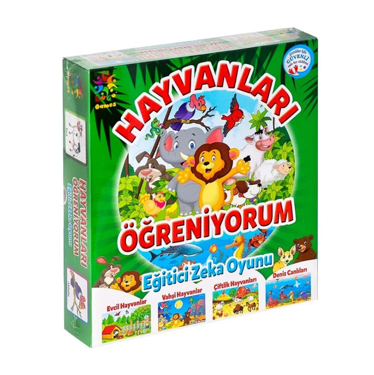 Puzzle ve Kavram OyunlarıKMLCTOM002Hayvanları Öğreniyorum Tombala 